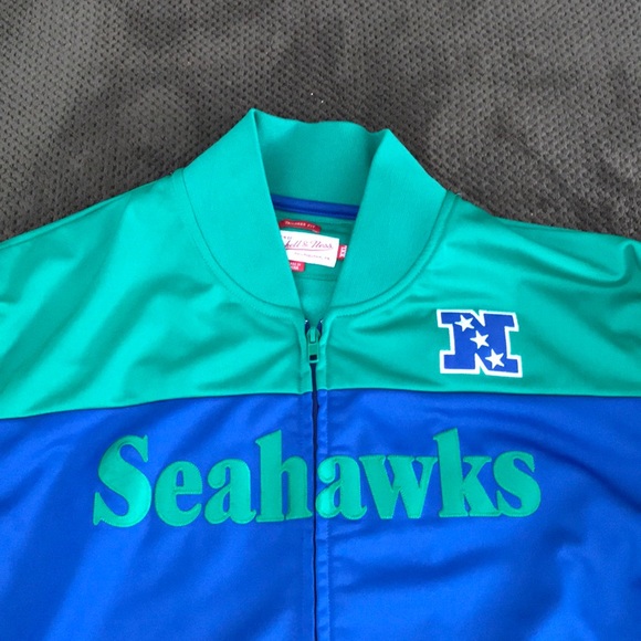 Seattle Seahawks full zip jacket Mitchell & Ness - Picture 2 of 8